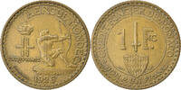 Monaco Franc Coin, Louis II, Poissy, Aluminum-Bronze, KM:111 -