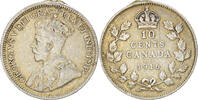 Canada 10 Cents Coin, George V, Royal Canadian Mint, Ottawa -