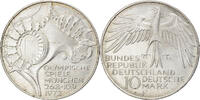 GERMANY - FEDERAL REPUBLIC 10 Mark Coin, Stuttgart, Silver -