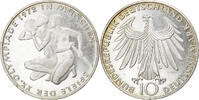 GERMANY - FEDERAL REPUBLIC 10 Mark Coin, Karlsruhe, Silver -