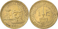 Monaco Franc Coin, Louis II, Poissy, Aluminum-Bronze, KM:111 -
