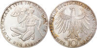 GERMANY - FEDERAL REPUBLIC 10 Mark Coin, Hambourg, Silver -