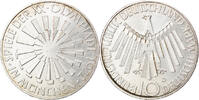 GERMANY - FEDERAL REPUBLIC 10 Mark Coin, Munich, Silver -