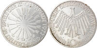 GERMANY - FEDERAL REPUBLIC 10 Mark Coin, Karlsruhe, Silver -