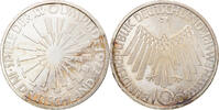GERMANY - FEDERAL REPUBLIC 10 Mark Coin, Stuttgart, Silver -