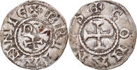 France Denier Coin, Conan IV, Rennes, Rare, Billon -