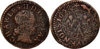 FRENCH STATES Denier Tournois Coin, NEVERS & RETHEL, Charleville -