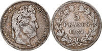 France 5 Francs Coin, Louis-Philippe, Lille, Silver -