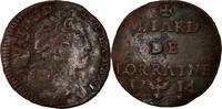 France Liard Coin, LORRAINE, Copper, Boudeau:1594 -