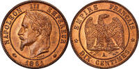 France 10 Centimes Coin, Napoleon III, Napoléon III, Paris -