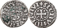 France Denier Coin, Herbert I, Le Mans, Immobilized type -