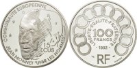 France 100 Francs-15 Ecus Coin, Silver, KM:1012 -