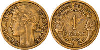 France Franc Coin, Morlon, Paris, Aluminum-Bronze, KM:885 -