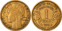 France Franc Coin, Morlon, Paris, Aluminum-Bronze, KM:885 -