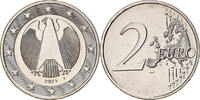 Germany 2 Euro error monometallic, Stuttgart, Copper-nickel, PCGS -