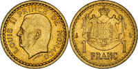 Monaco Franc Coin, Poissy, Cupro-Aluminium, Gadoury:MC 132 -