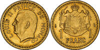 Monaco Franc Coin, Poissy, Cupro-Aluminium, Gadoury:MC 132 -