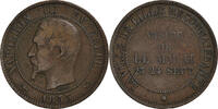France 10 Centimes Coin, Lille, Bronze, KM:M24, Gadoury:249c -