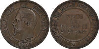 France 10 Centimes Coin, Lille, Bronze, KM:M24, Gadoury:249c -