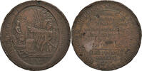 France 5 Sols Coin, Monneron, Paris, Bronze -