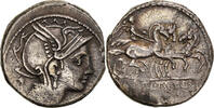 Denarius Claudia, Manlia, Urbina, Rome, Silver -