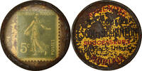 France 5 Centimes Coin, Escoffier & Hamelin MORLAIX, Timbre-Monnaie -