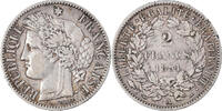 France 2 Francs Coin, Cérès, Paris, Silver, KM:817.1 -