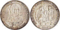 France 100 Francs Coin, Clovis, Silver, KM:1180, Gadoury:953 -