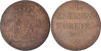 Norway Skilling Coin, Copper, KM:284 -