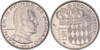 Monaco Franc Coin, Rainier III, Paris, ESSAI, Nickel, KM:E38 -