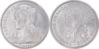 FRENCH AFARS & ISSAS 5 Francs Coin, Paris, ESSAI, Aluminium -