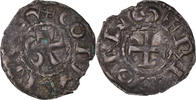 France Denarius Coin, Bretagne, Conan III, Rennes, Silver -