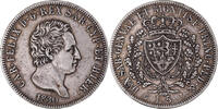 ITALIAN STATES 5 Lire Coin, SARDINIA, Carlo Felice, Torino -