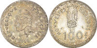 New Hebrides 100 Francs Coin, Paris, Silver, KM:1 -