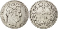 France 5 Francs Coin, Louis-Philippe, Bayonne, Silver -
