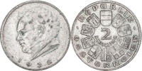 Austria 2 Schilling Coin, Vienna, Silver, KM:2843 -