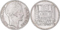 France 10 Francs Coin, Turin, Paris, Silver, KM:878 -