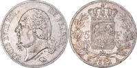 France 5 Francs Coin, Louis XVIII, Paris, Silver, KM:711.1 -