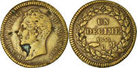 Monaco Decime Coin, Honore V, Copper, KM:97.1 -
