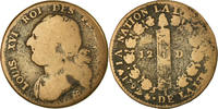 France 12 Deniers Coin, 12 deniers français, Strasbourg -
