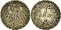 GERMANY - EMPIRE Mark Coin, Wilhelm II, Berlin, Silver, KM:14 -