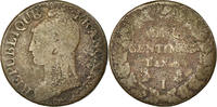 France 5 Centimes Coin, Dupré, Limoges, Bronze, KM:640.7 -