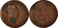 France Liard Coin, Louis XIV, Liard de France au buste juvénile, deuxième type -