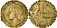 France 10 Francs Coin, Guiraud, Paris, Aluminum-Bronze -