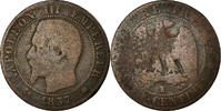 France 5 Centimes Coin, Napoleon III, Napoléon III, Bordeaux -