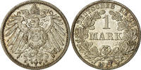 GERMANY - EMPIRE Mark Coin, Wilhelm II, Berlin, Silver, KM:14 -