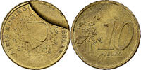 Netherlands 10 Euro Cent Beatrix, error cud coin, Utrecht, Nordic gold -
