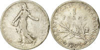 France Franc Coin, Semeuse, Paris, Silver, KM:844.1 -