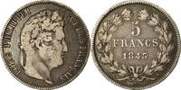 France 5 Francs Coin, Louis-Philippe, Paris, Silver -
