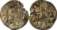 France Denarius Coin, Anjou, Geoffroi II, Angers, Silver -
